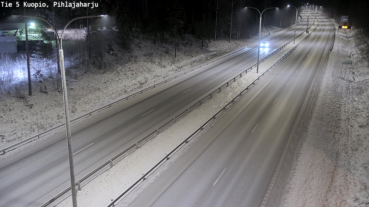 Kelikamerat Kuva Tie 5 Kuopio, Pihlajaharju, Kuopio, Pohjois-Savo