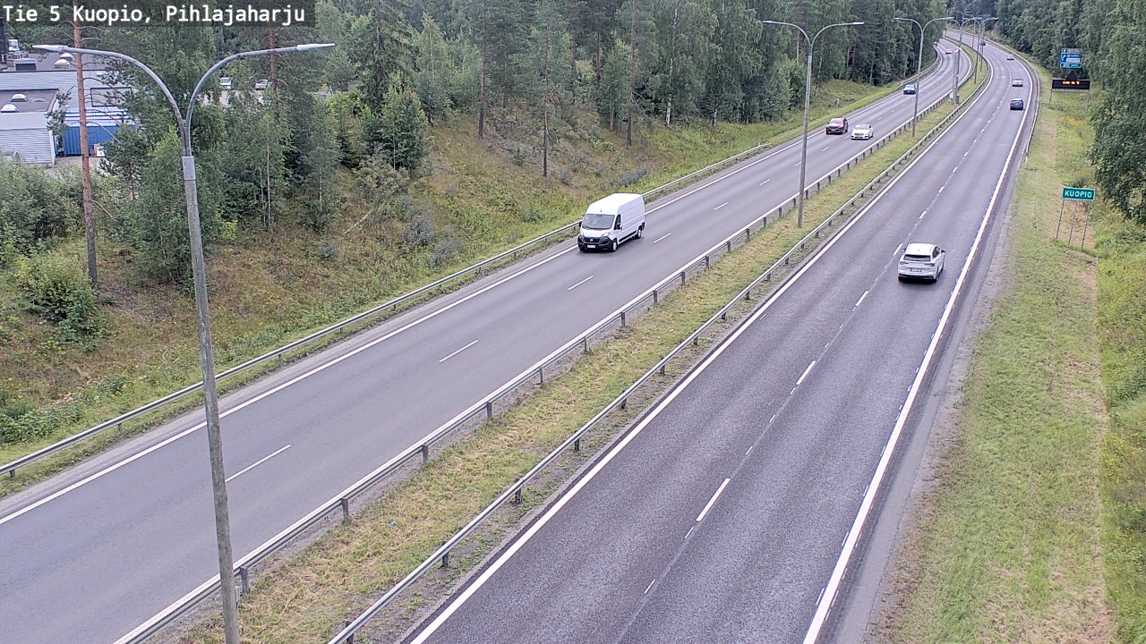Weather Camera Image Väg 5 Kuopio, Pihlajaharju, Kuopio, Pohjois-Savo
