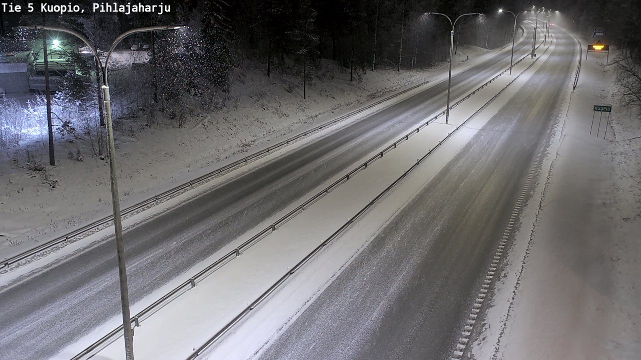 Kelikamerat Kuva Tie 5 Kuopio, Pihlajaharju, Kuopio, Pohjois-Savo