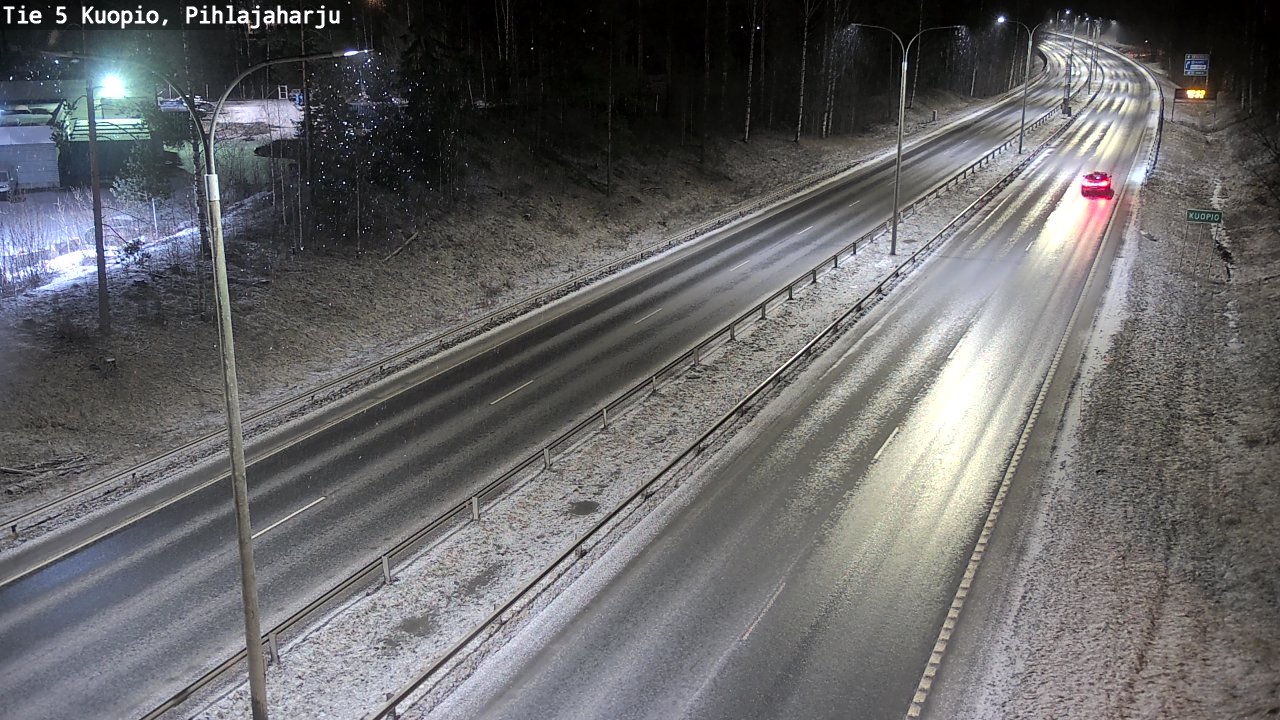 Kelikamerat Kuva Tie 5 Kuopio, Pihlajaharju, Kuopio, Pohjois-Savo