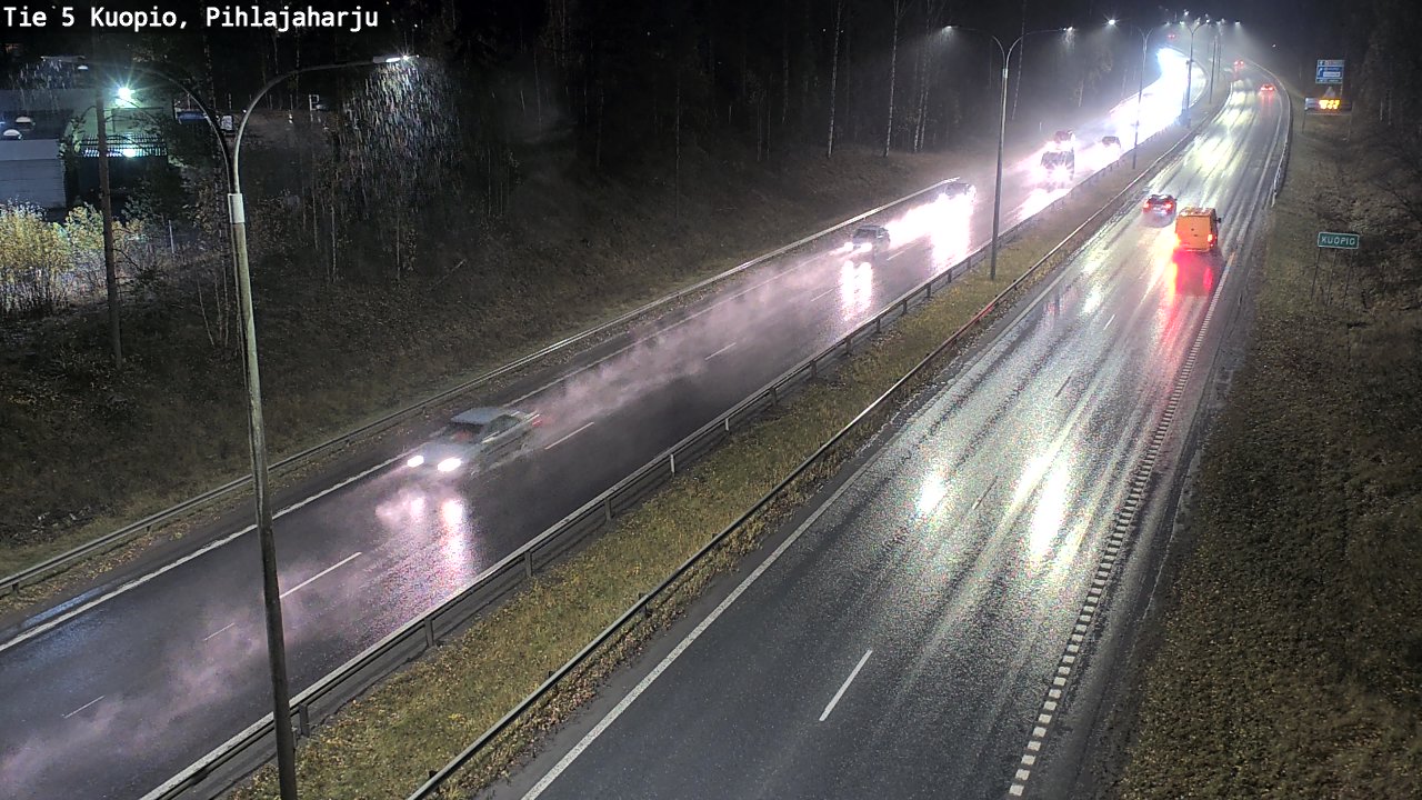 Weather Camera Image Väg 5 Kuopio, Pihlajaharju, Kuopio, Pohjois-Savo