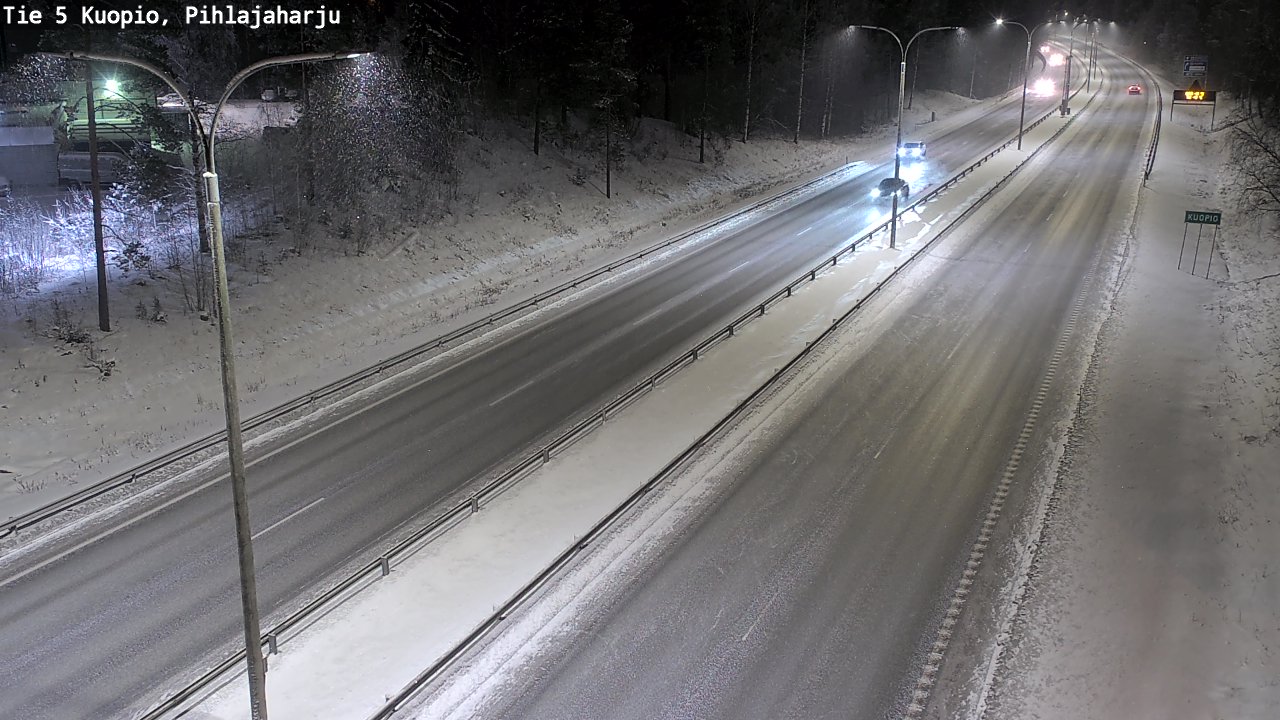 Kelikamerat Kuva Tie 5 Kuopio, Pihlajaharju, Kuopio, Pohjois-Savo