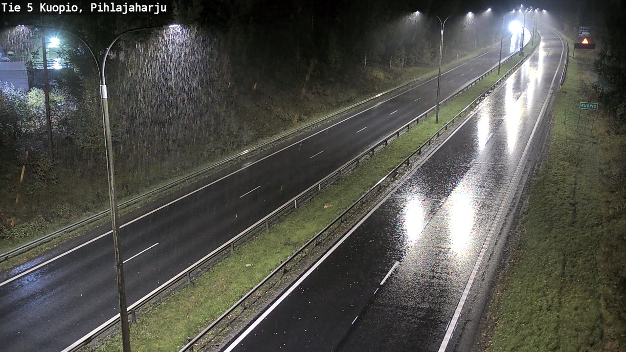 Weather Camera Image Road 5 Kuopio, Pihlajaharju, Kuopio, Pohjois-Savo