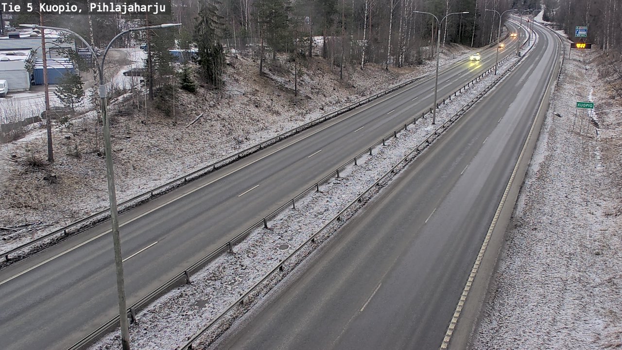 Kelikamerat Kuva Tie 5 Kuopio, Pihlajaharju, Kuopio, Pohjois-Savo