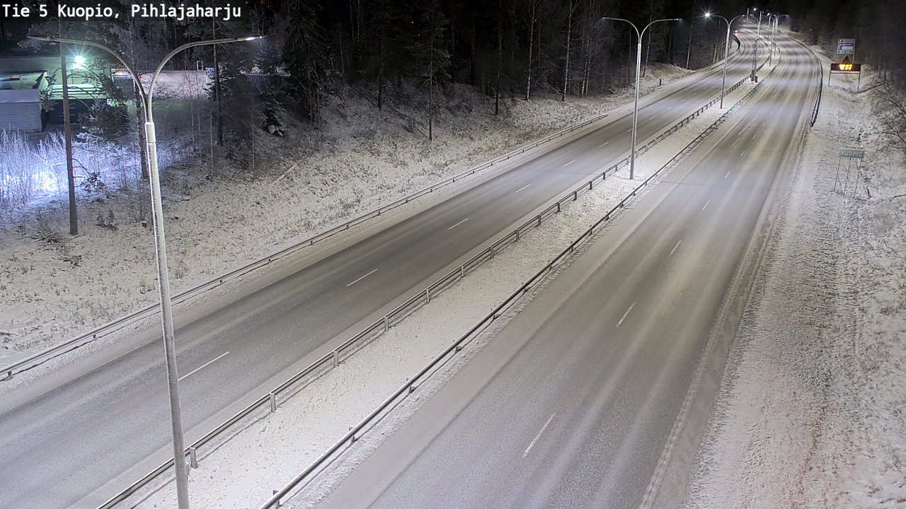 Kelikamerat Kuva Tie 5 Kuopio, Pihlajaharju, Kuopio, Pohjois-Savo