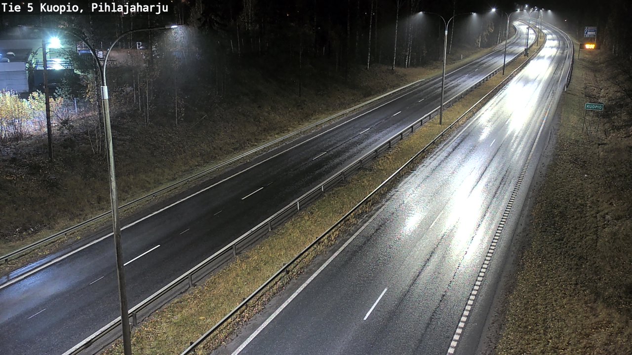 Weather Camera Image Road 5 Kuopio, Pihlajaharju, Kuopio, Pohjois-Savo