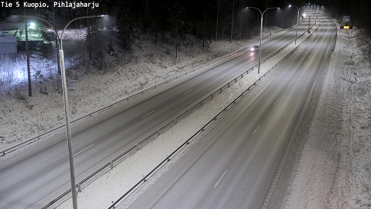 Kelikamerat Kuva Tie 5 Kuopio, Pihlajaharju, Kuopio, Pohjois-Savo