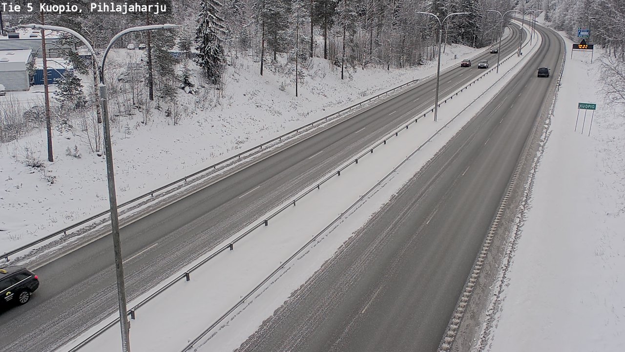 Kelikamerat Kuva Tie 5 Kuopio, Pihlajaharju, Kuopio, Pohjois-Savo