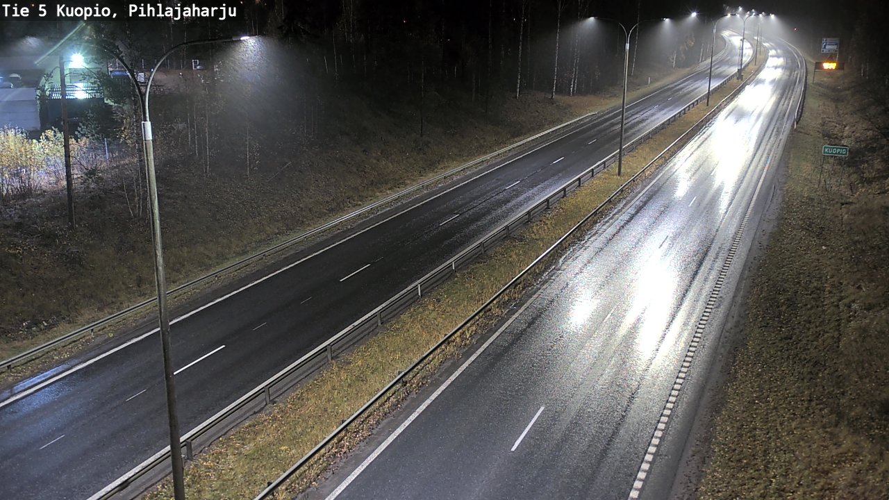 Weather Camera Image Road 5 Kuopio, Pihlajaharju, Kuopio, Pohjois-Savo