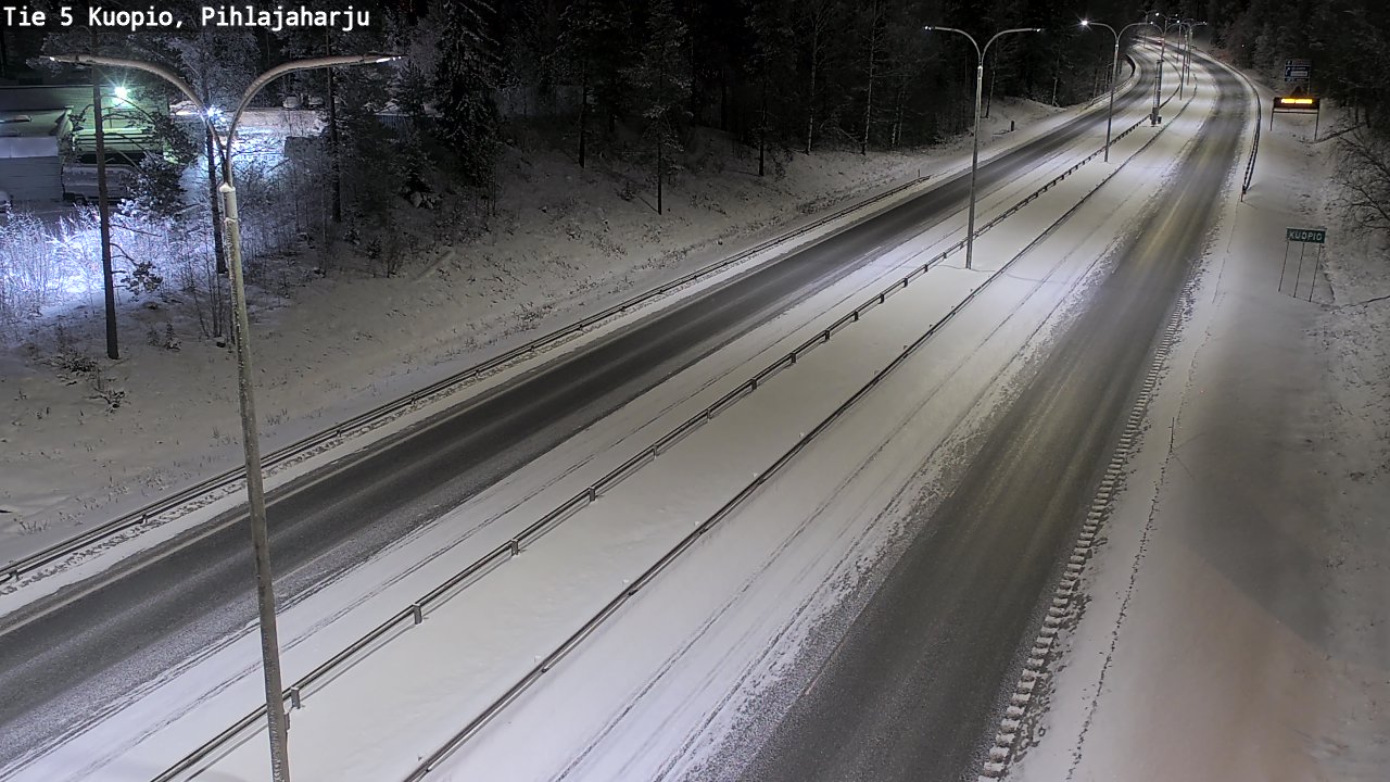 Kelikamerat Kuva Tie 5 Kuopio, Pihlajaharju, Kuopio, Pohjois-Savo