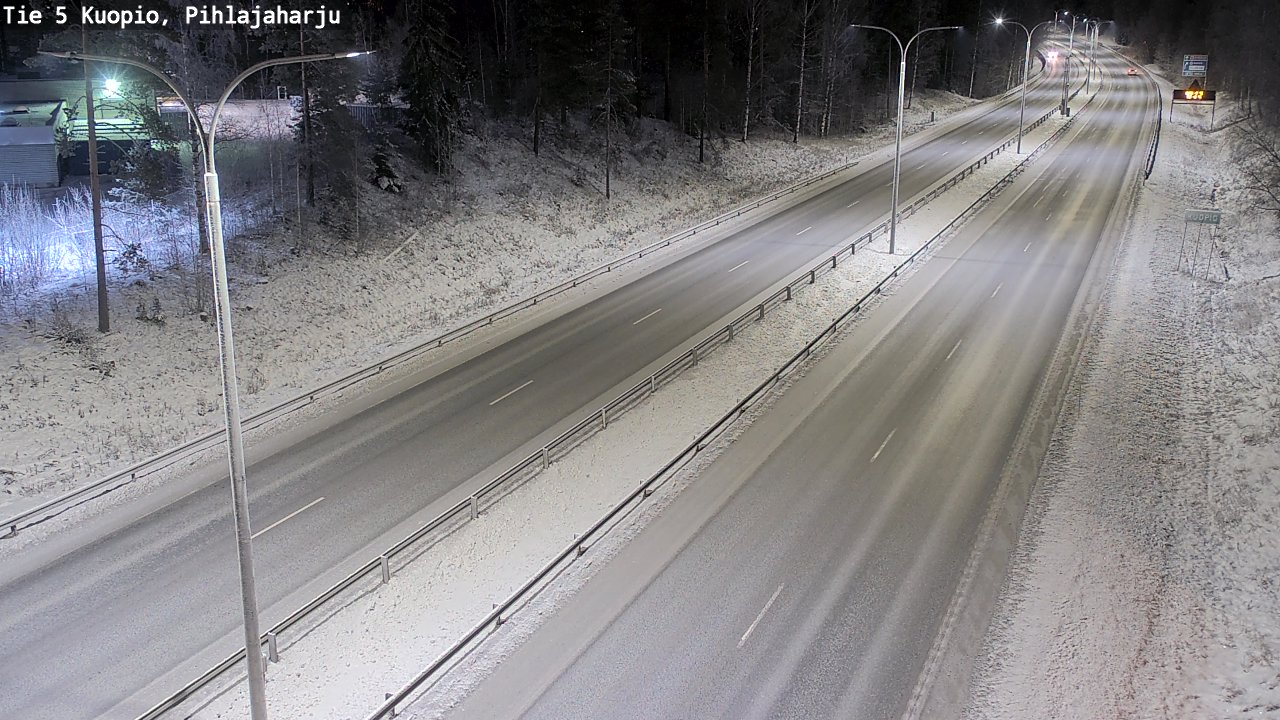 Kelikamerat Kuva Tie 5 Kuopio, Pihlajaharju, Kuopio, Pohjois-Savo