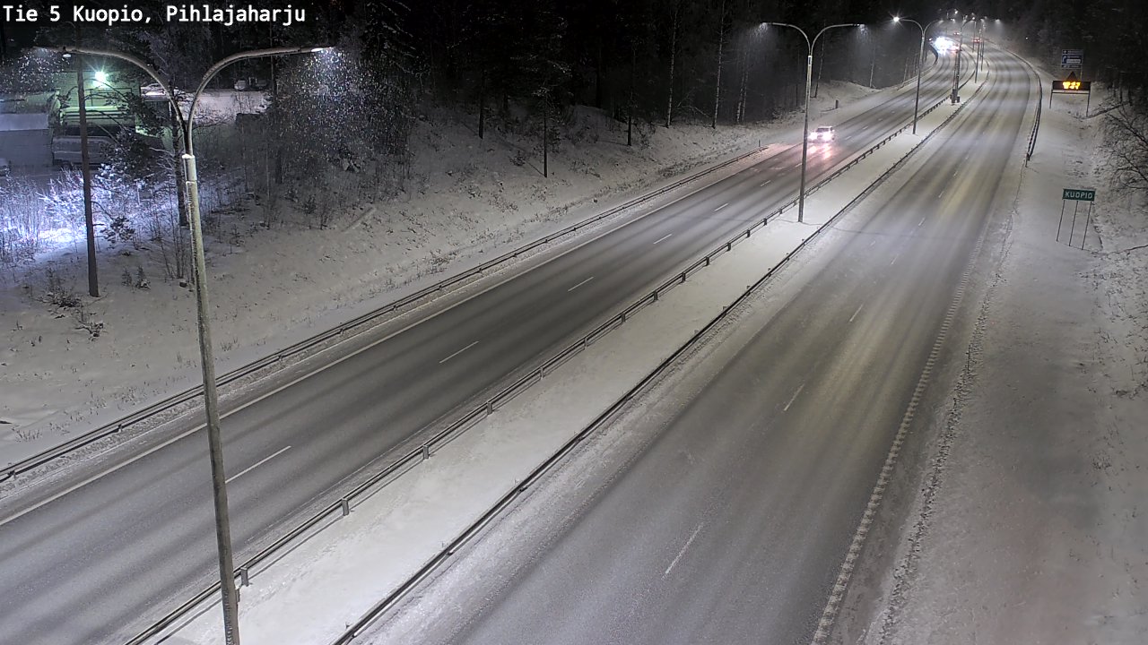 Kelikamerat Kuva Tie 5 Kuopio, Pihlajaharju, Kuopio, Pohjois-Savo