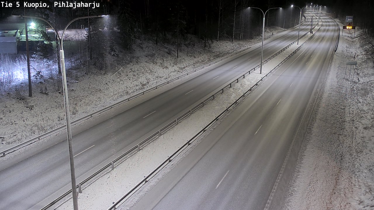 Kelikamerat Kuva Tie 5 Kuopio, Pihlajaharju, Kuopio, Pohjois-Savo