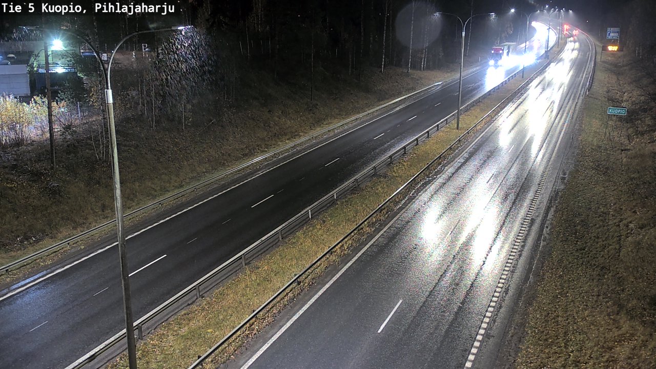 Weather Camera Image Väg 5 Kuopio, Pihlajaharju, Kuopio, Pohjois-Savo