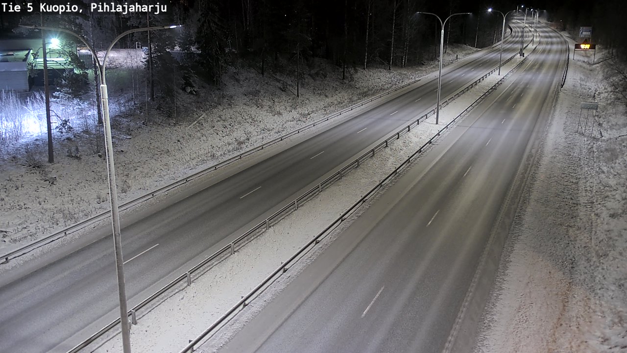 Kelikamerat Kuva Tie 5 Kuopio, Pihlajaharju, Kuopio, Pohjois-Savo