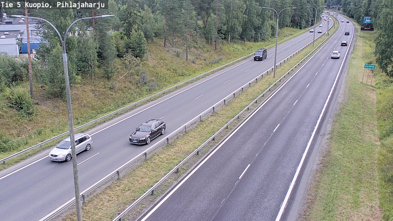 Weather Camera Image Road 5 Kuopio, Pihlajaharju, Kuopio, Pohjois-Savo