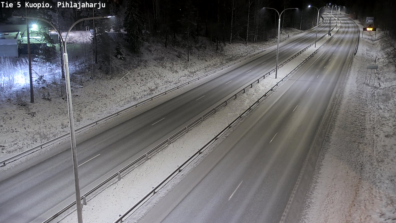 Kelikamerat Kuva Tie 5 Kuopio, Pihlajaharju, Kuopio, Pohjois-Savo