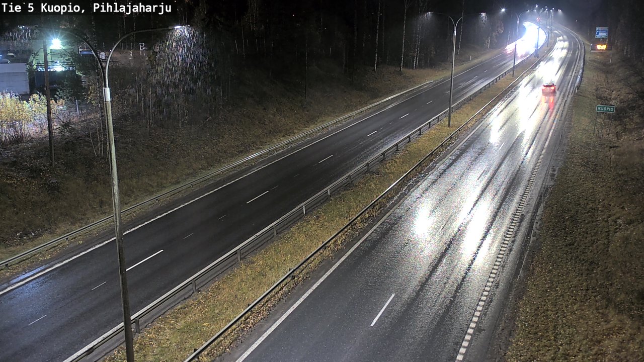 Weather Camera Image Väg 5 Kuopio, Pihlajaharju, Kuopio, Pohjois-Savo