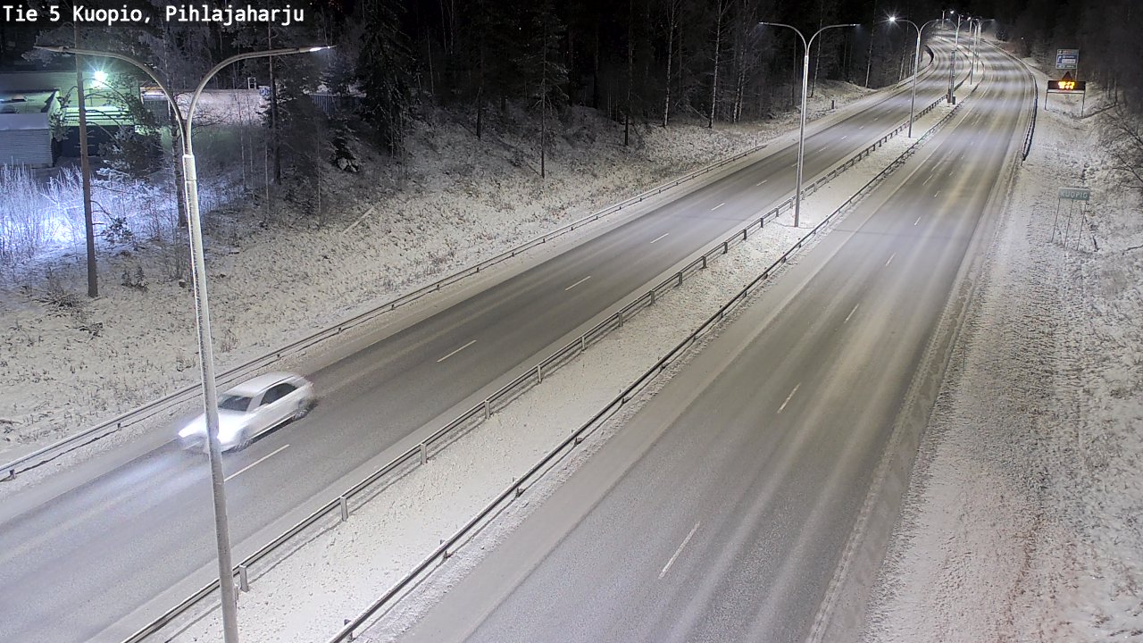 Kelikamerat Kuva Tie 5 Kuopio, Pihlajaharju, Kuopio, Pohjois-Savo