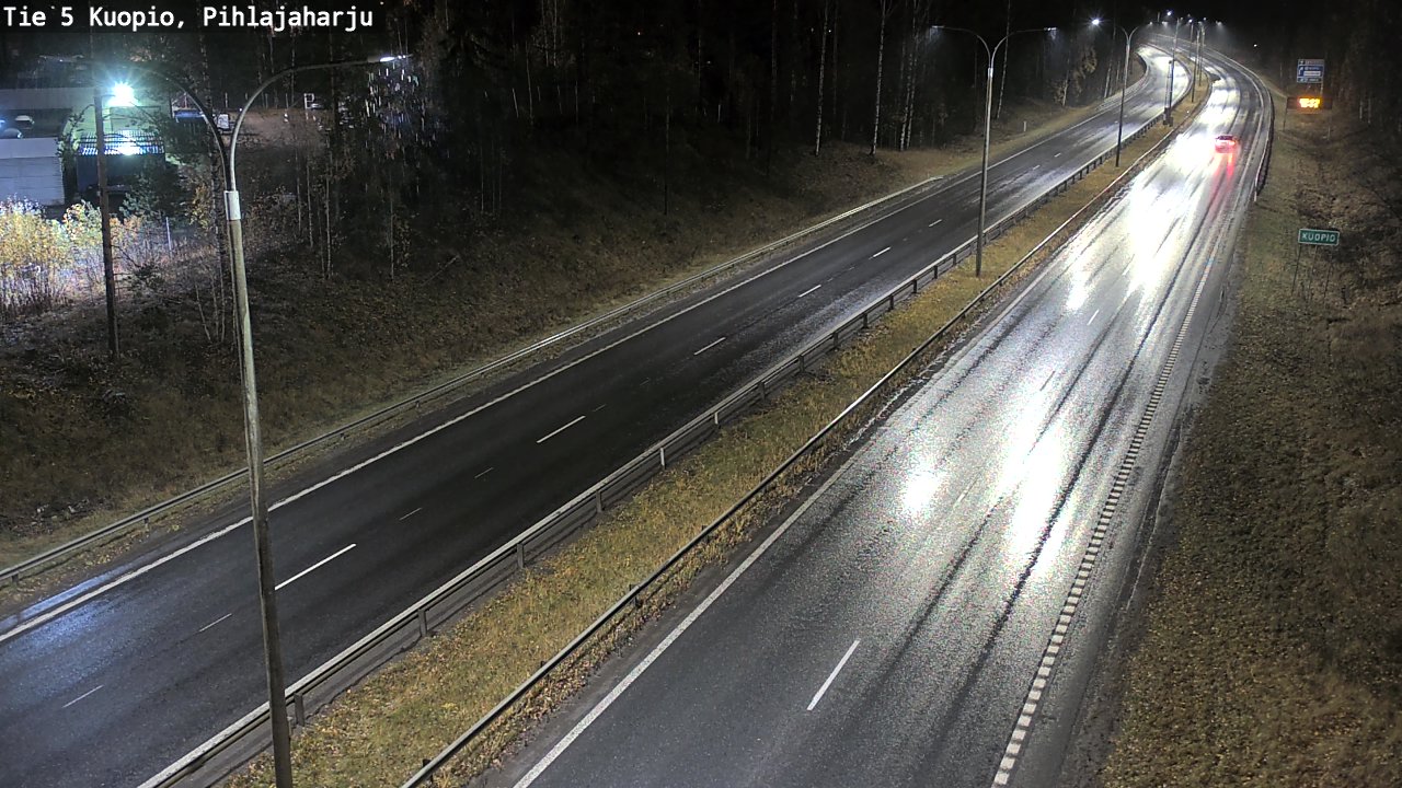 Weather Camera Image Väg 5 Kuopio, Pihlajaharju, Kuopio, Pohjois-Savo