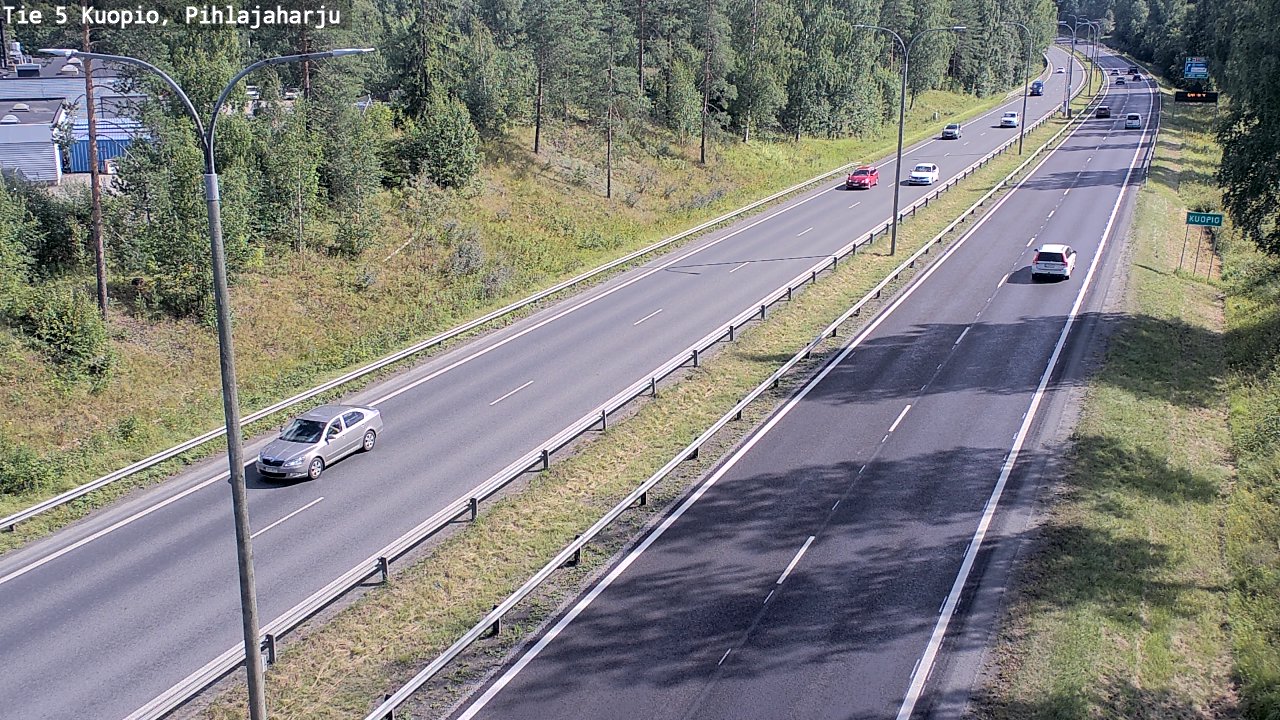 Kelikamerat Kuva Tie 5 Kuopio, Pihlajaharju, Kuopio, Pohjois-Savo