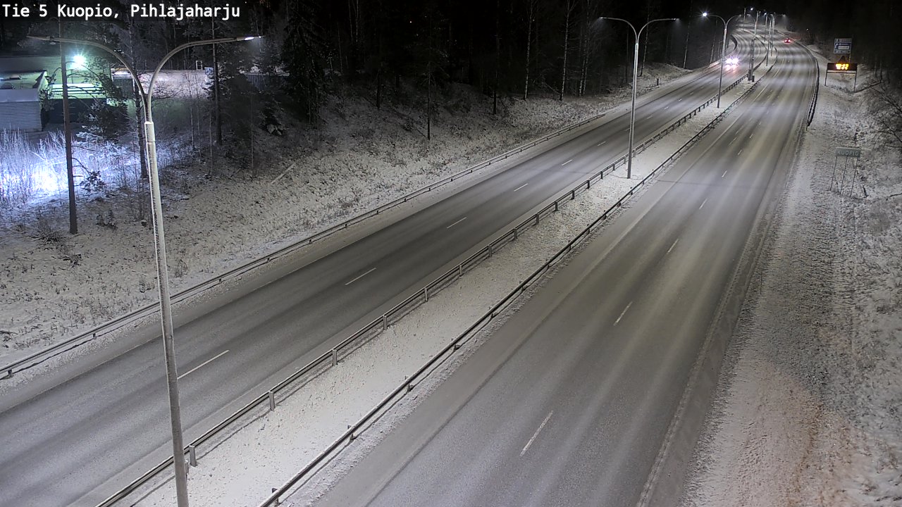 Kelikamerat Kuva Tie 5 Kuopio, Pihlajaharju, Kuopio, Pohjois-Savo