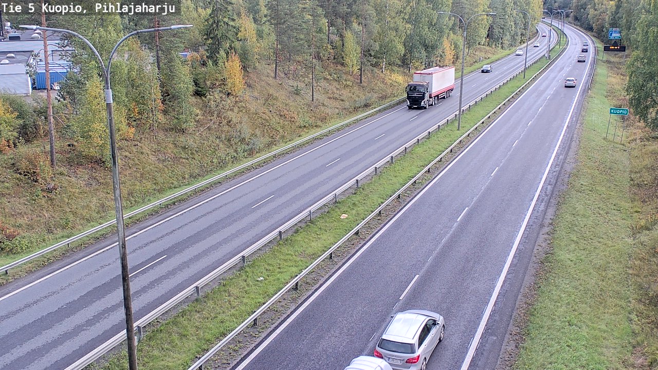 Weather Camera Image Road 5 Kuopio, Pihlajaharju, Kuopio, Pohjois-Savo