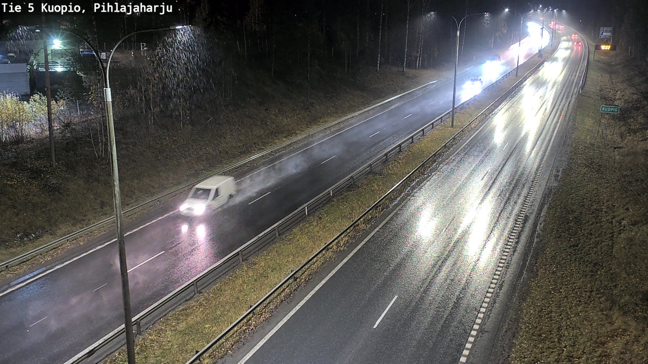 Weather Camera Image Väg 5 Kuopio, Pihlajaharju, Kuopio, Pohjois-Savo