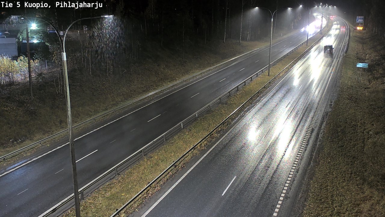 Weather Camera Image Väg 5 Kuopio, Pihlajaharju, Kuopio, Pohjois-Savo