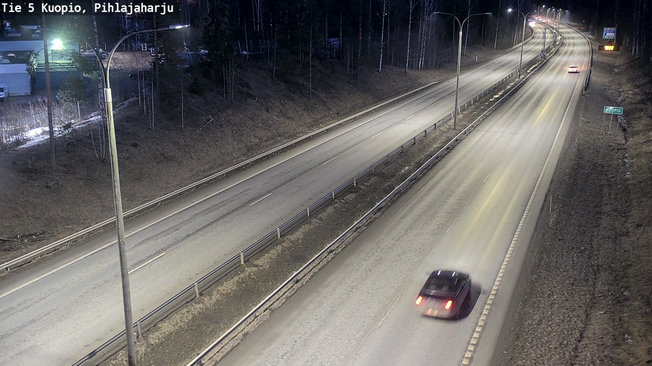 Kelikamerat Kuva Tie 5 Kuopio, Pihlajaharju, Kuopio, Pohjois-Savo