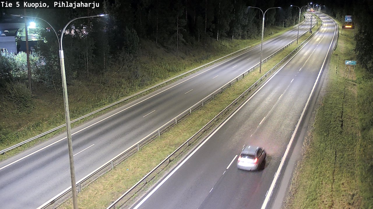 Kelikamerat Kuva Tie 5 Kuopio, Pihlajaharju, Kuopio, Pohjois-Savo