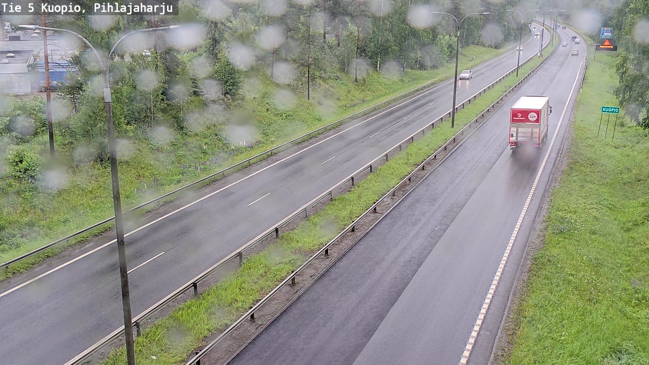 Weather Camera Image Väg 5 Kuopio, Pihlajaharju, Kuopio, Pohjois-Savo