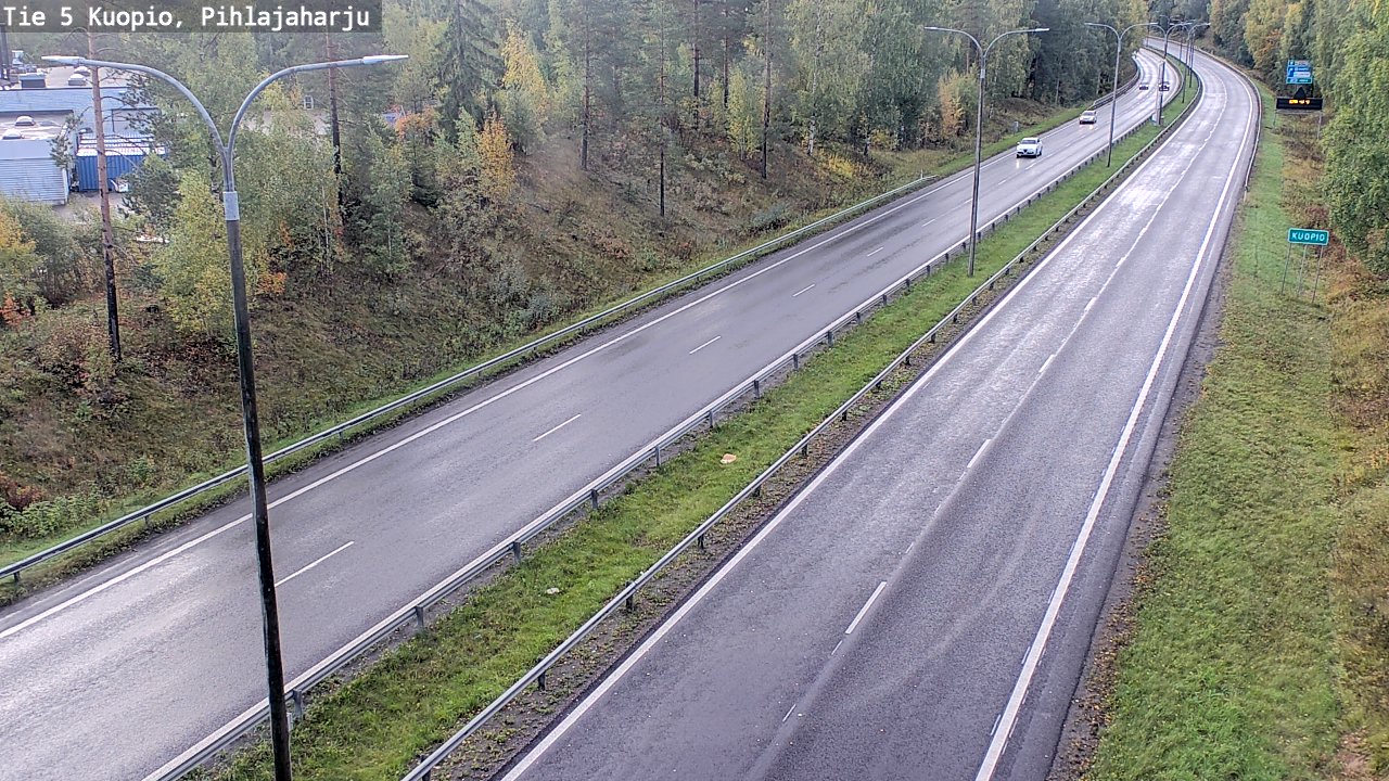 Weather Camera Image Road 5 Kuopio, Pihlajaharju, Kuopio, Pohjois-Savo