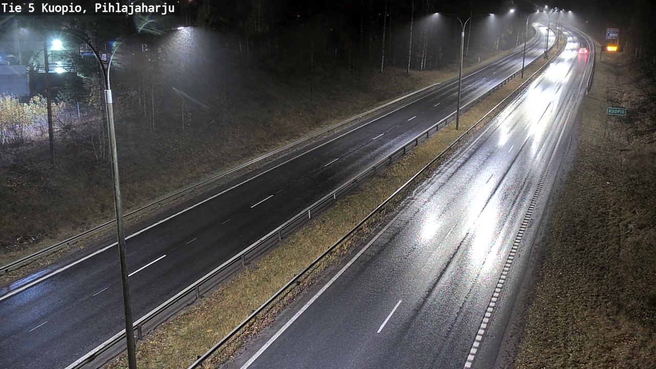 Weather Camera Image Road 5 Kuopio, Pihlajaharju, Kuopio, Pohjois-Savo