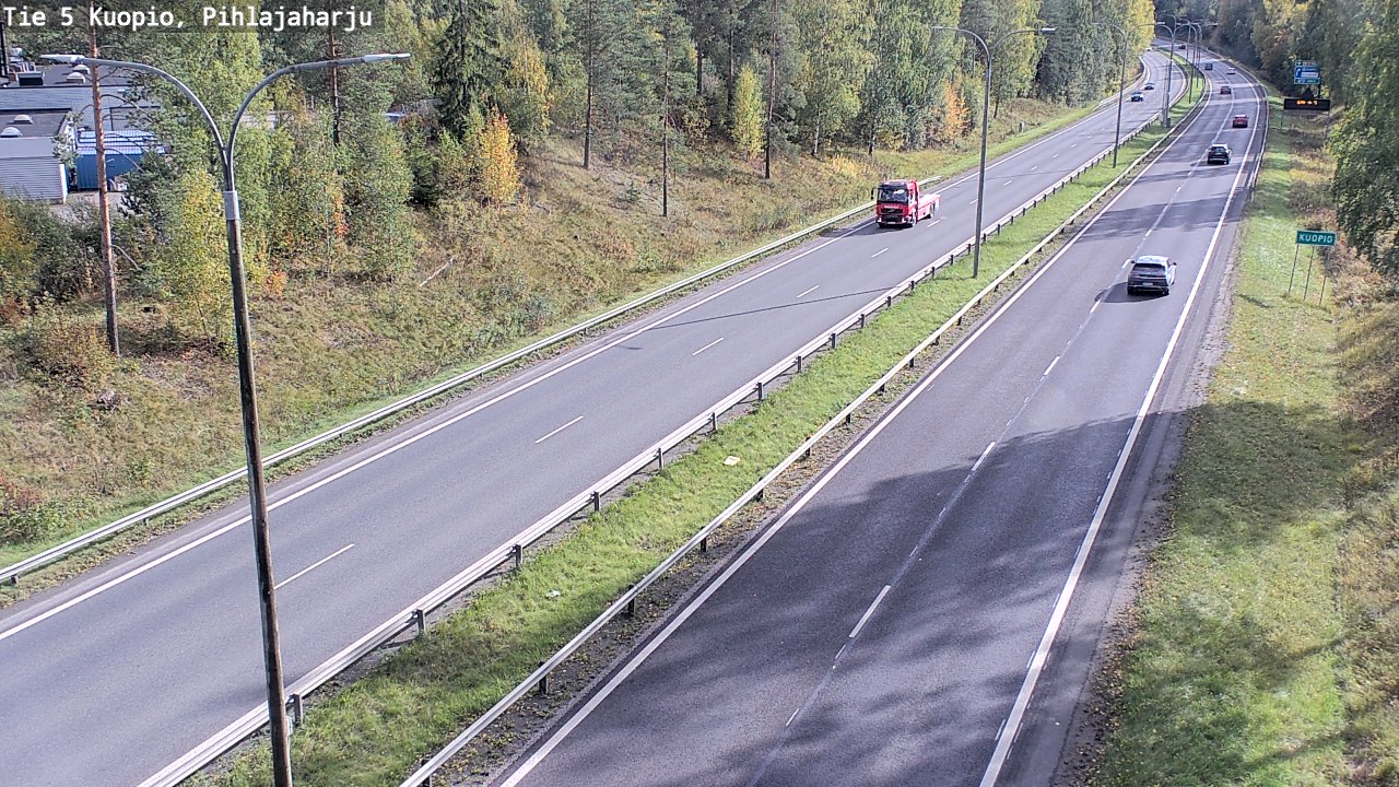 Weather Camera Image Väg 5 Kuopio, Pihlajaharju, Kuopio, Pohjois-Savo