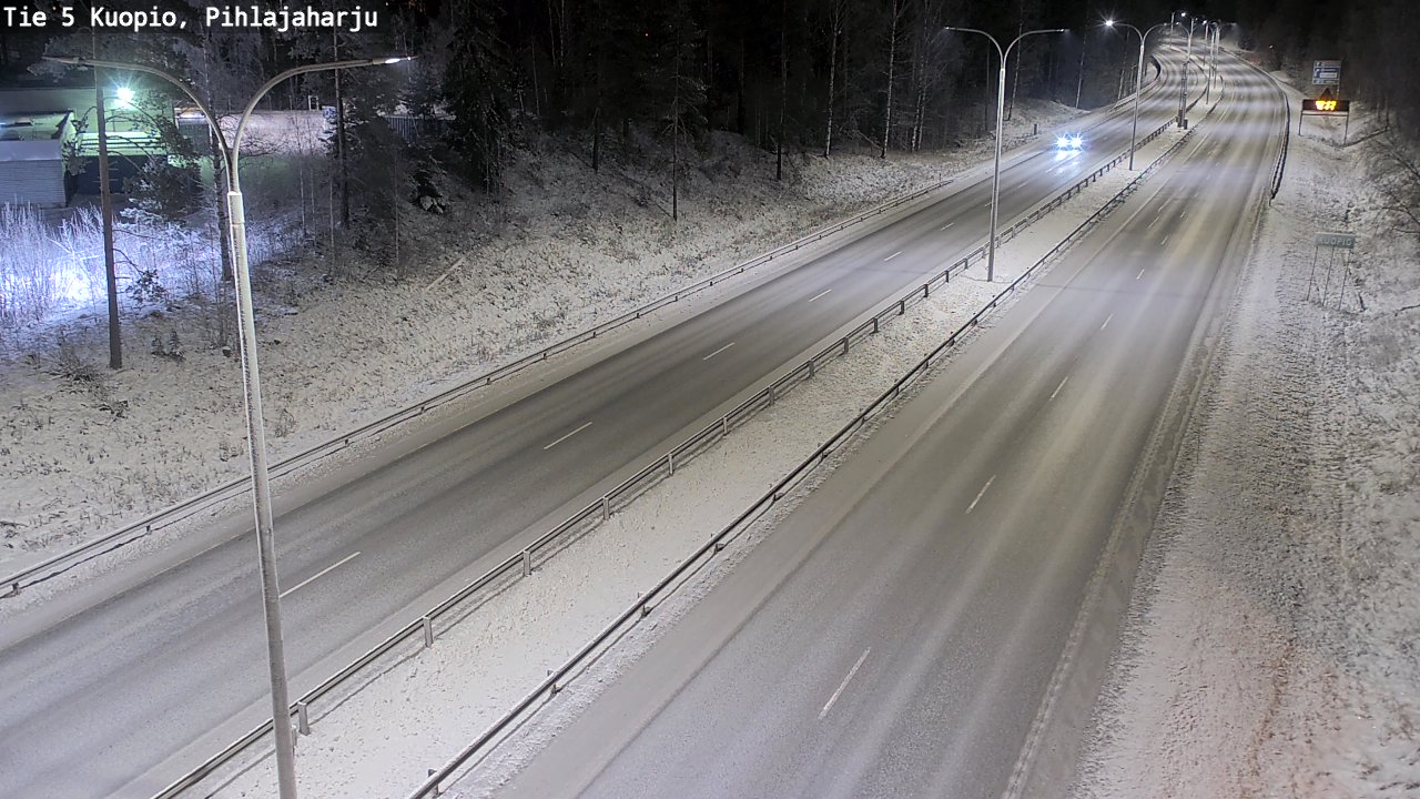 Kelikamerat Kuva Tie 5 Kuopio, Pihlajaharju, Kuopio, Pohjois-Savo