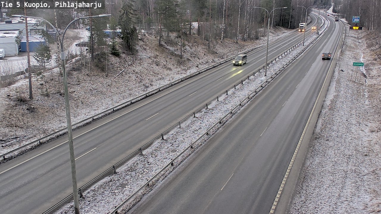 Kelikamerat Kuva Tie 5 Kuopio, Pihlajaharju, Kuopio, Pohjois-Savo