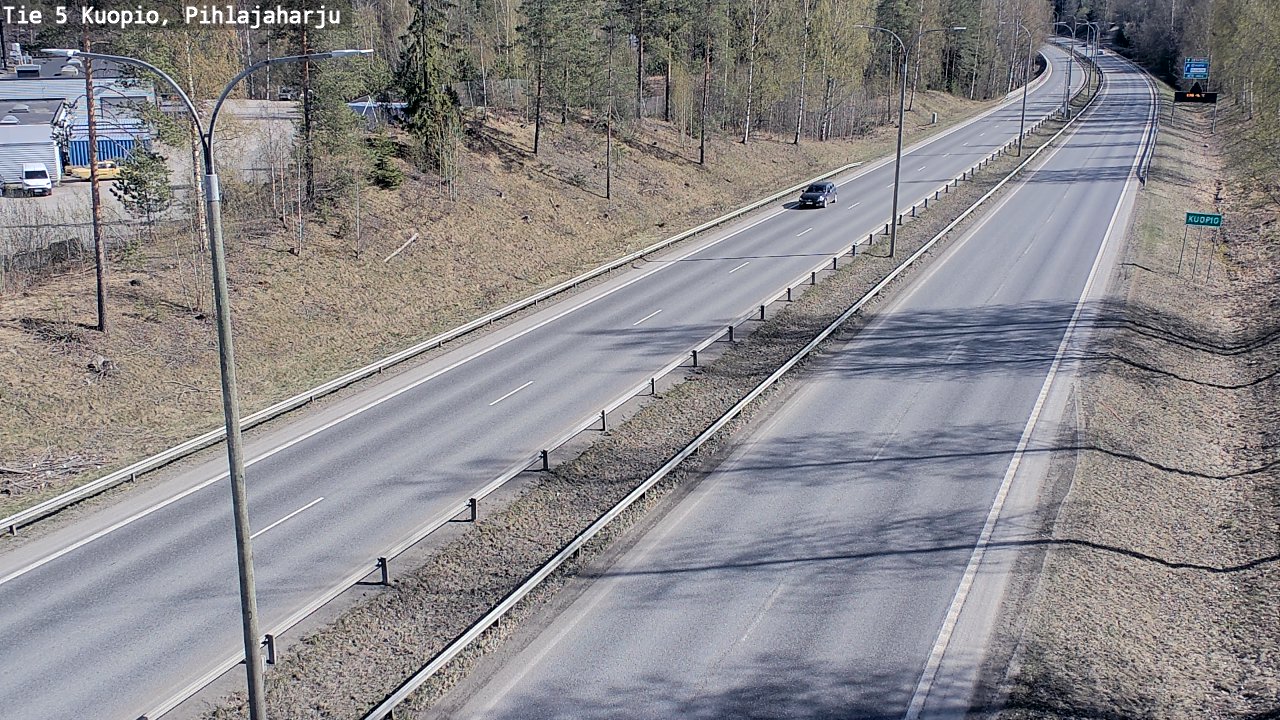 Weather Camera Image Road 5 Kuopio, Pihlajaharju, Kuopio, Pohjois-Savo