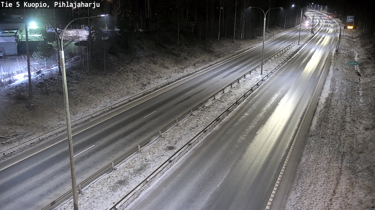 Kelikamerat Kuva Tie 5 Kuopio, Pihlajaharju, Kuopio, Pohjois-Savo