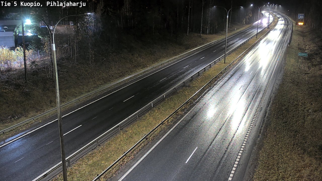 Weather Camera Image Road 5 Kuopio, Pihlajaharju, Kuopio, Pohjois-Savo
