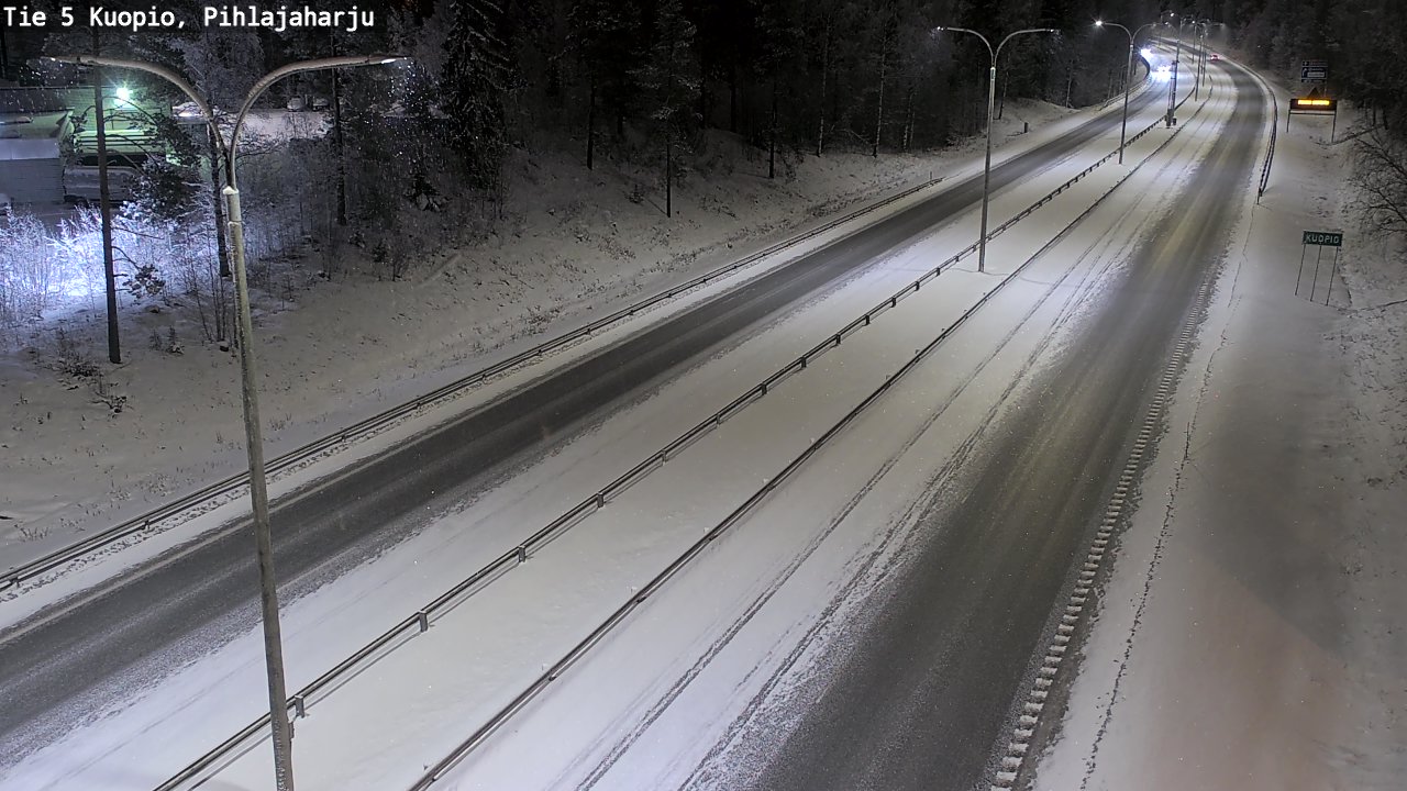 Kelikamerat Kuva Tie 5 Kuopio, Pihlajaharju, Kuopio, Pohjois-Savo