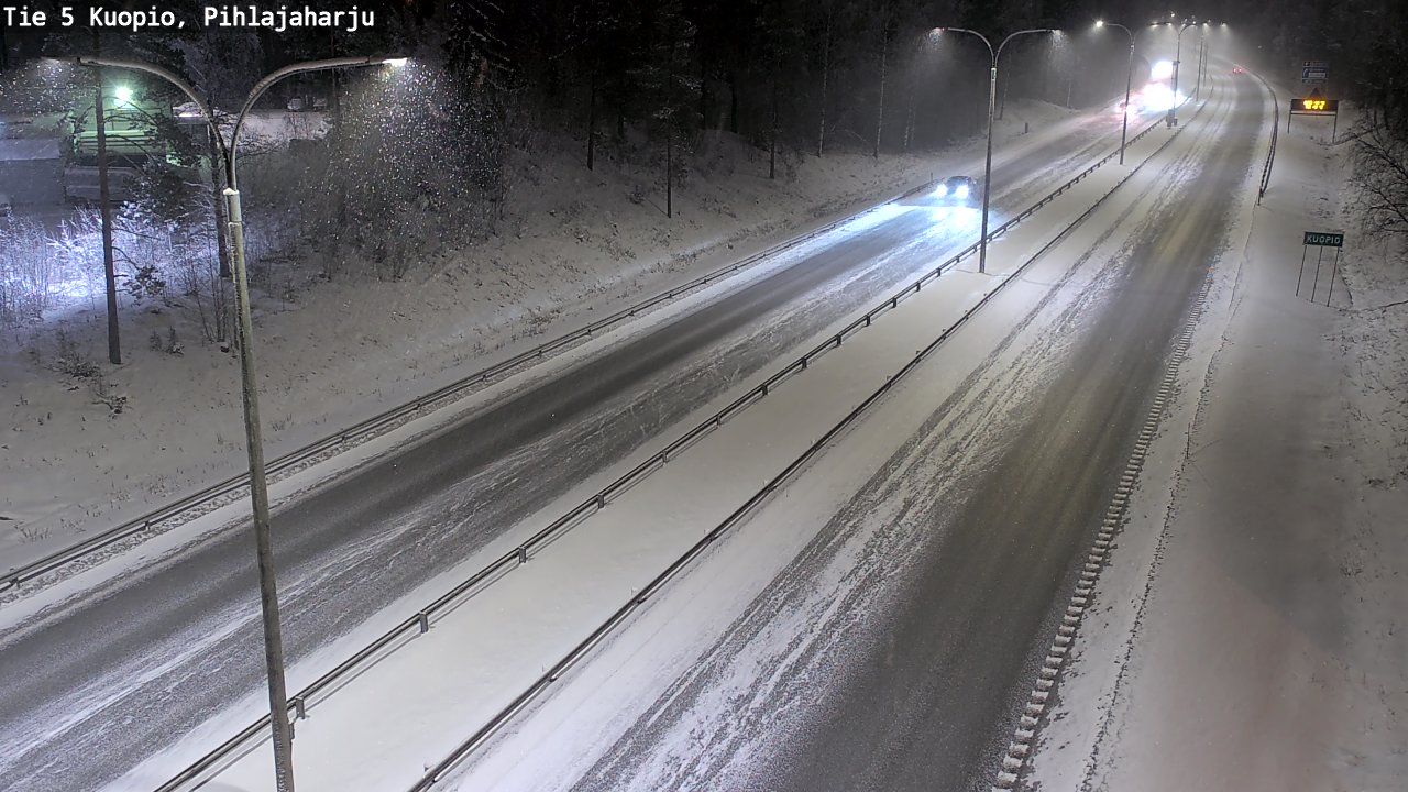Kelikamerat Kuva Tie 5 Kuopio, Pihlajaharju, Kuopio, Pohjois-Savo