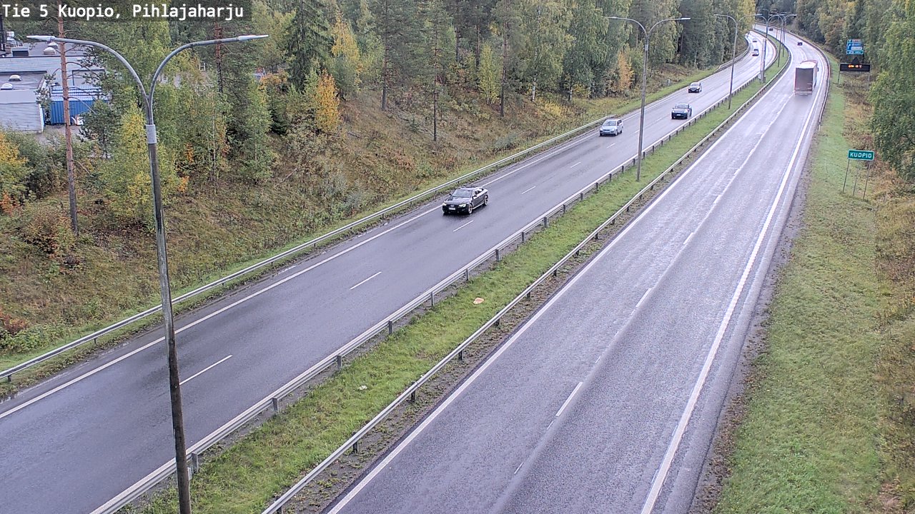 Weather Camera Image Road 5 Kuopio, Pihlajaharju, Kuopio, Pohjois-Savo