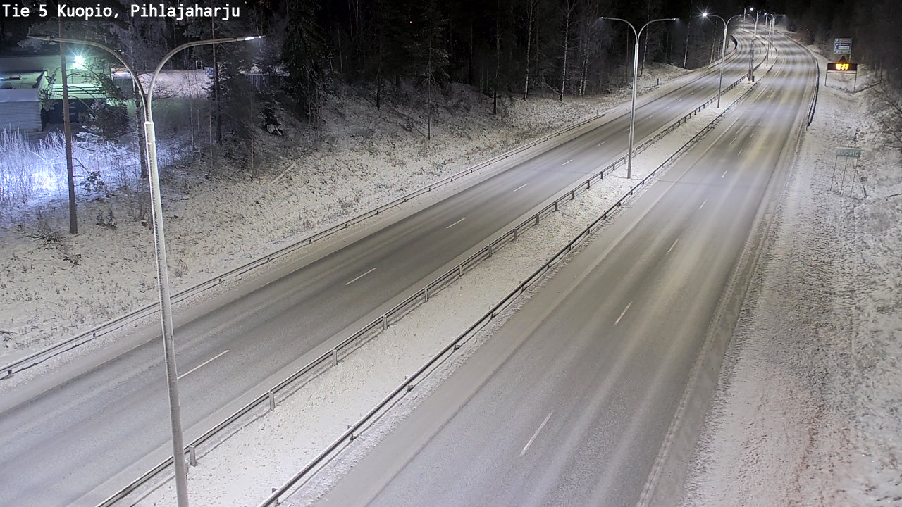 Kelikamerat Kuva Tie 5 Kuopio, Pihlajaharju, Kuopio, Pohjois-Savo