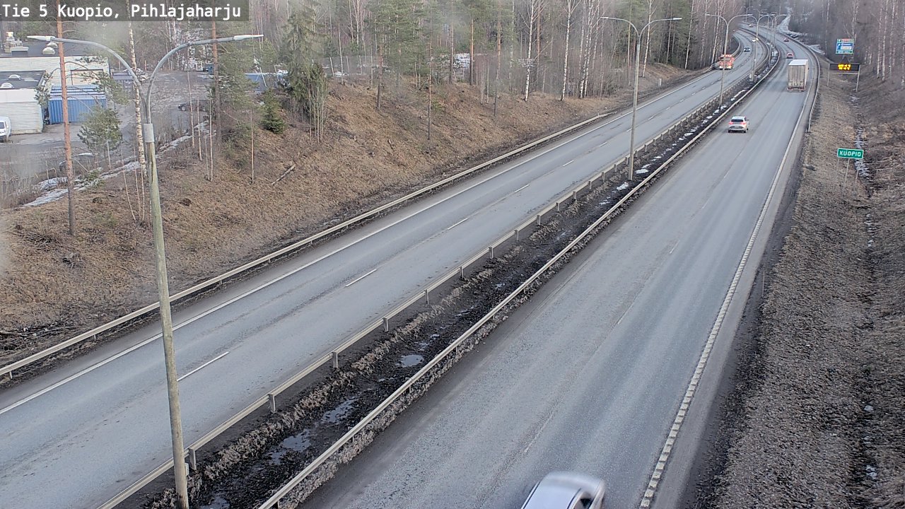 Kelikamerat Kuva Tie 5 Kuopio, Pihlajaharju, Kuopio, Pohjois-Savo