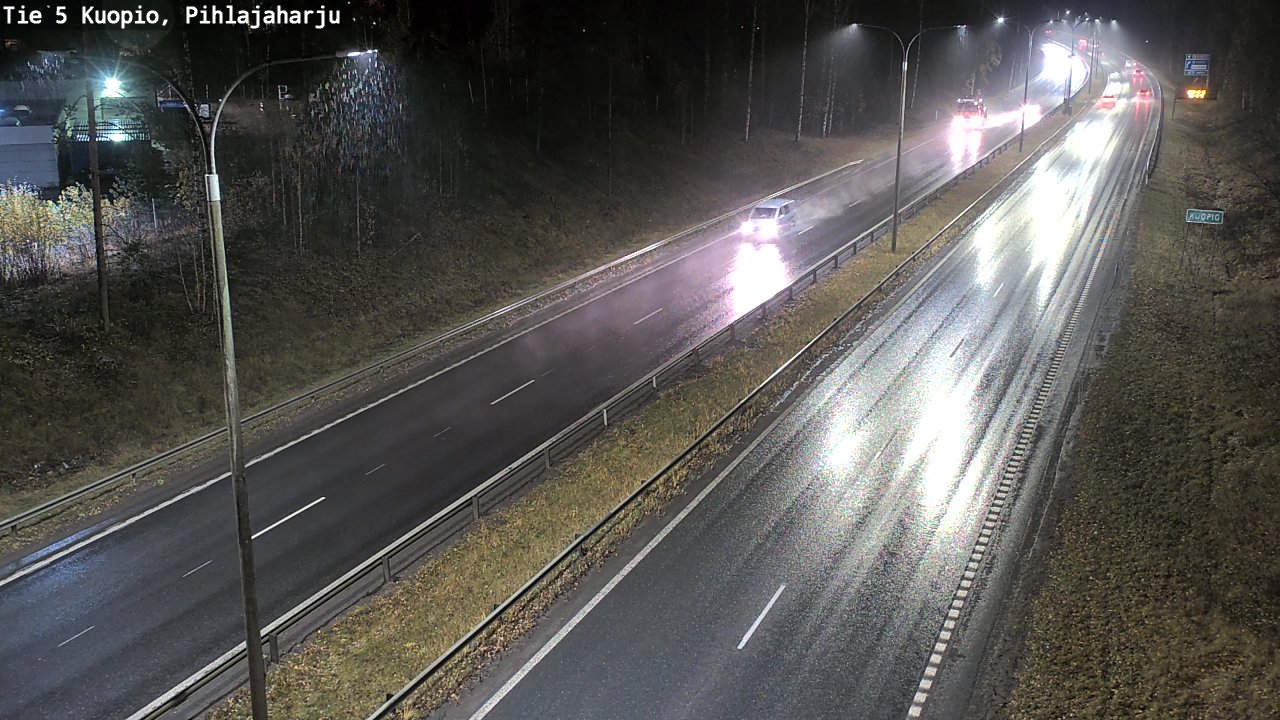 Weather Camera Image Väg 5 Kuopio, Pihlajaharju, Kuopio, Pohjois-Savo