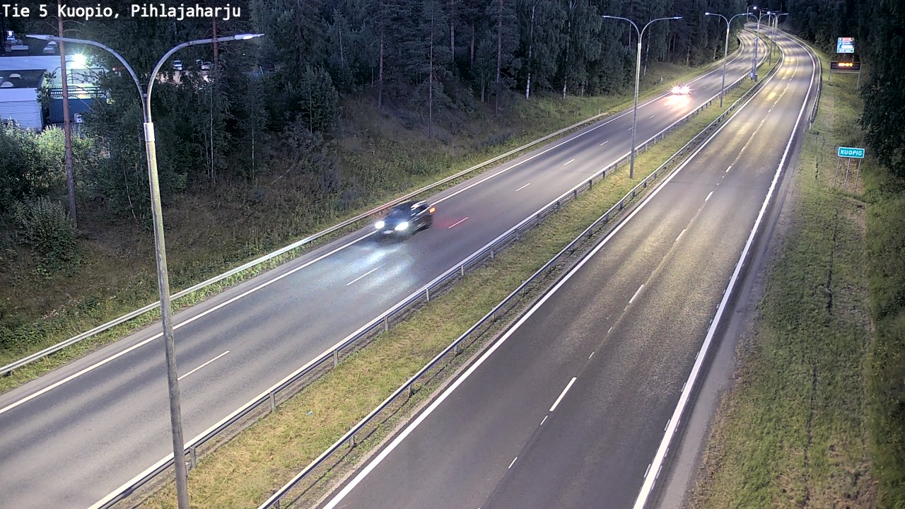 Kelikamerat Kuva Tie 5 Kuopio, Pihlajaharju, Kuopio, Pohjois-Savo