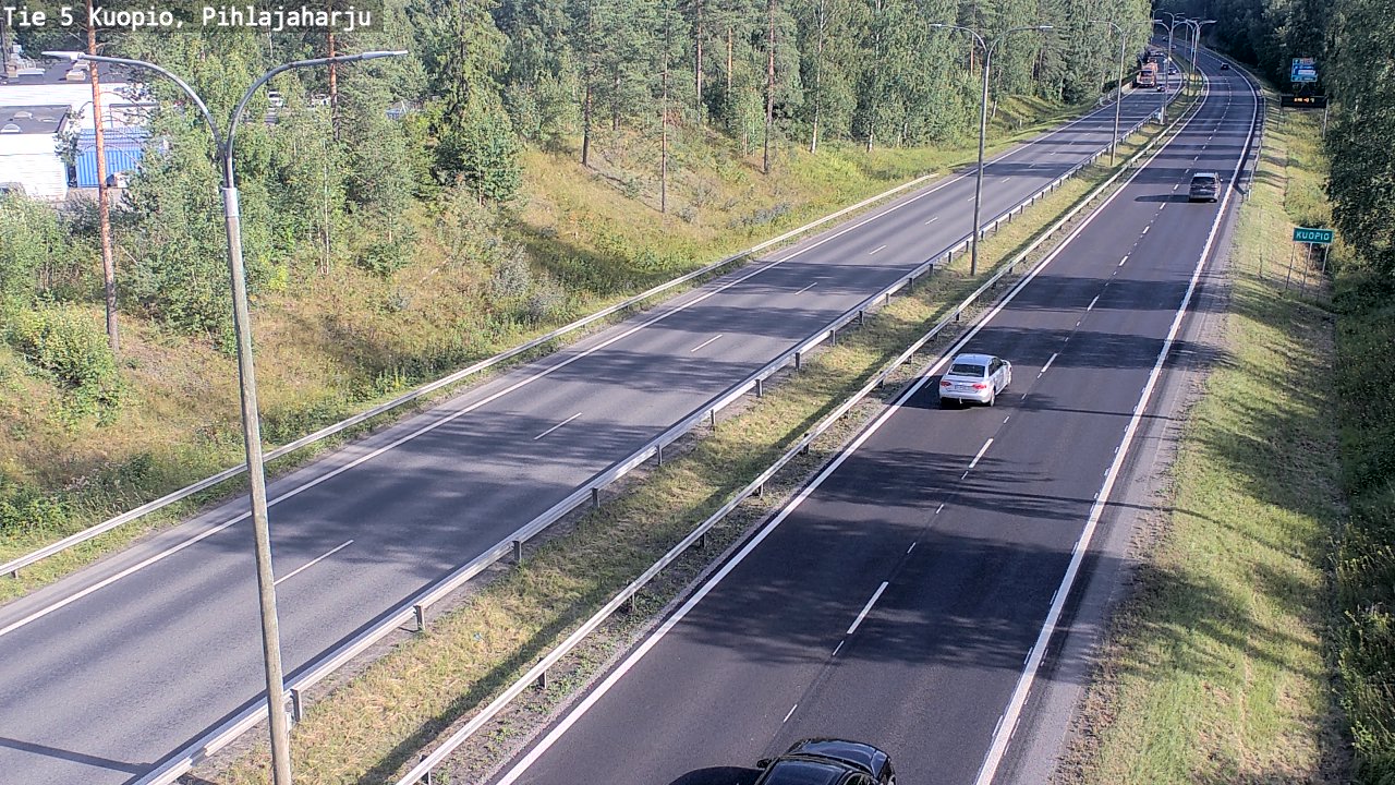 Kelikamerat Kuva Tie 5 Kuopio, Pihlajaharju, Kuopio, Pohjois-Savo