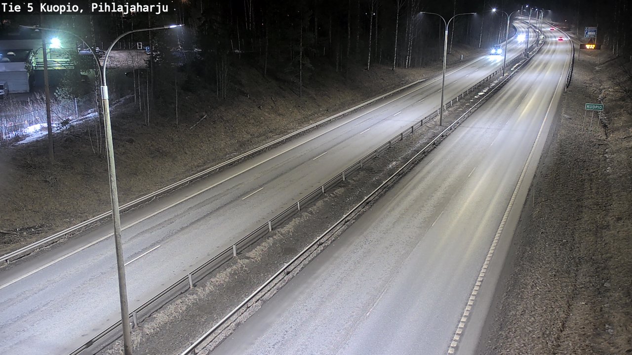 Kelikamerat Kuva Tie 5 Kuopio, Pihlajaharju, Kuopio, Pohjois-Savo