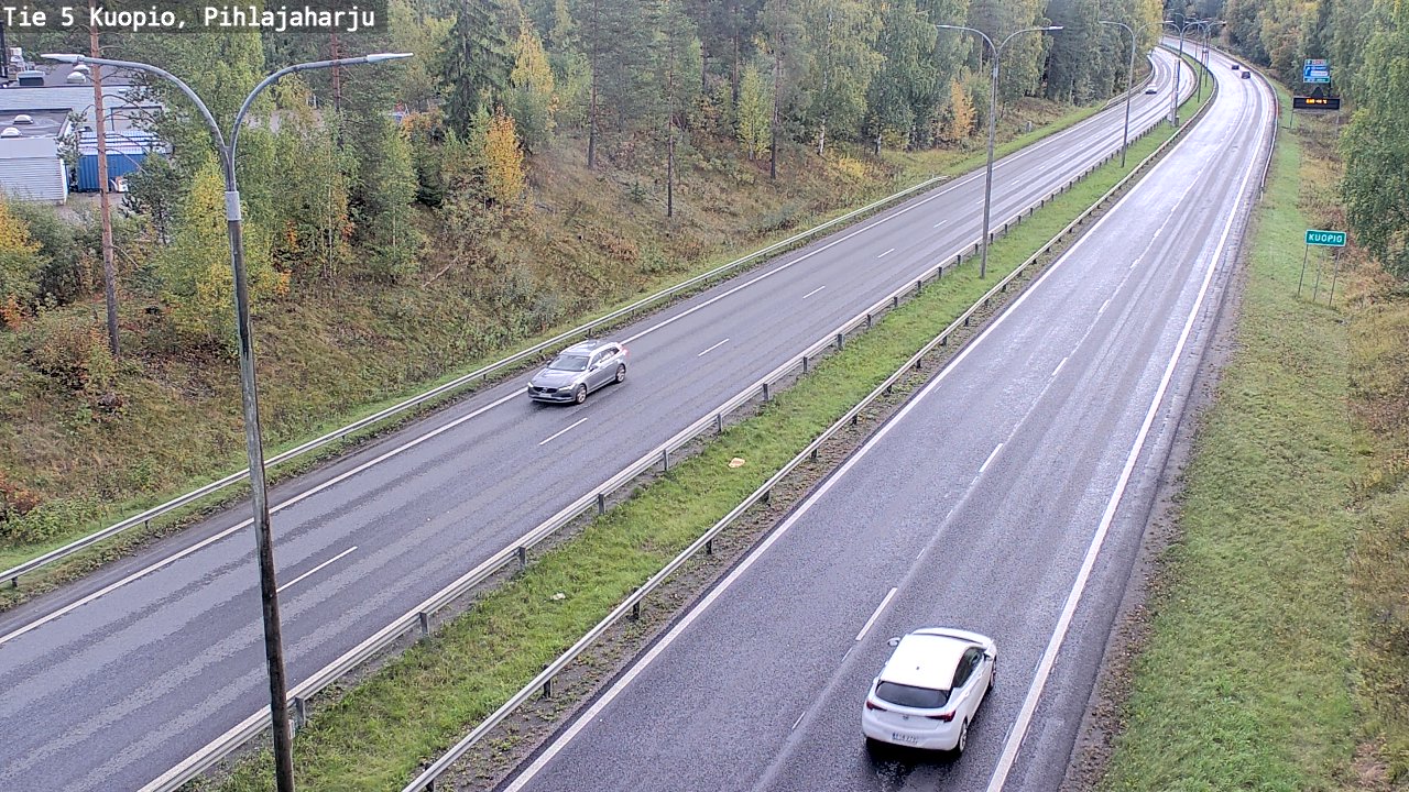Weather Camera Image Road 5 Kuopio, Pihlajaharju, Kuopio, Pohjois-Savo